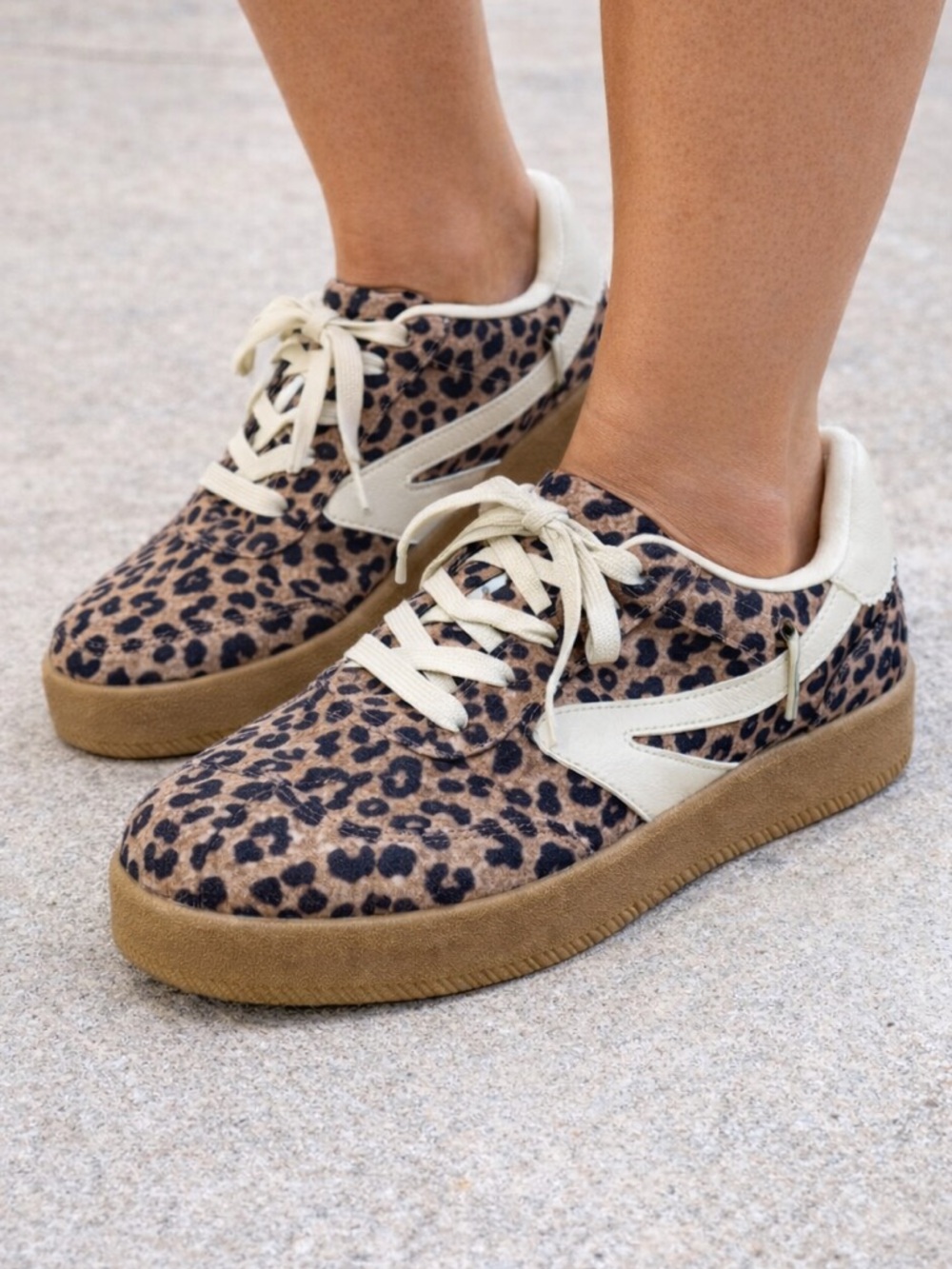 Dolce Vita Leopard Print Sneakers - Picture 2 of 13